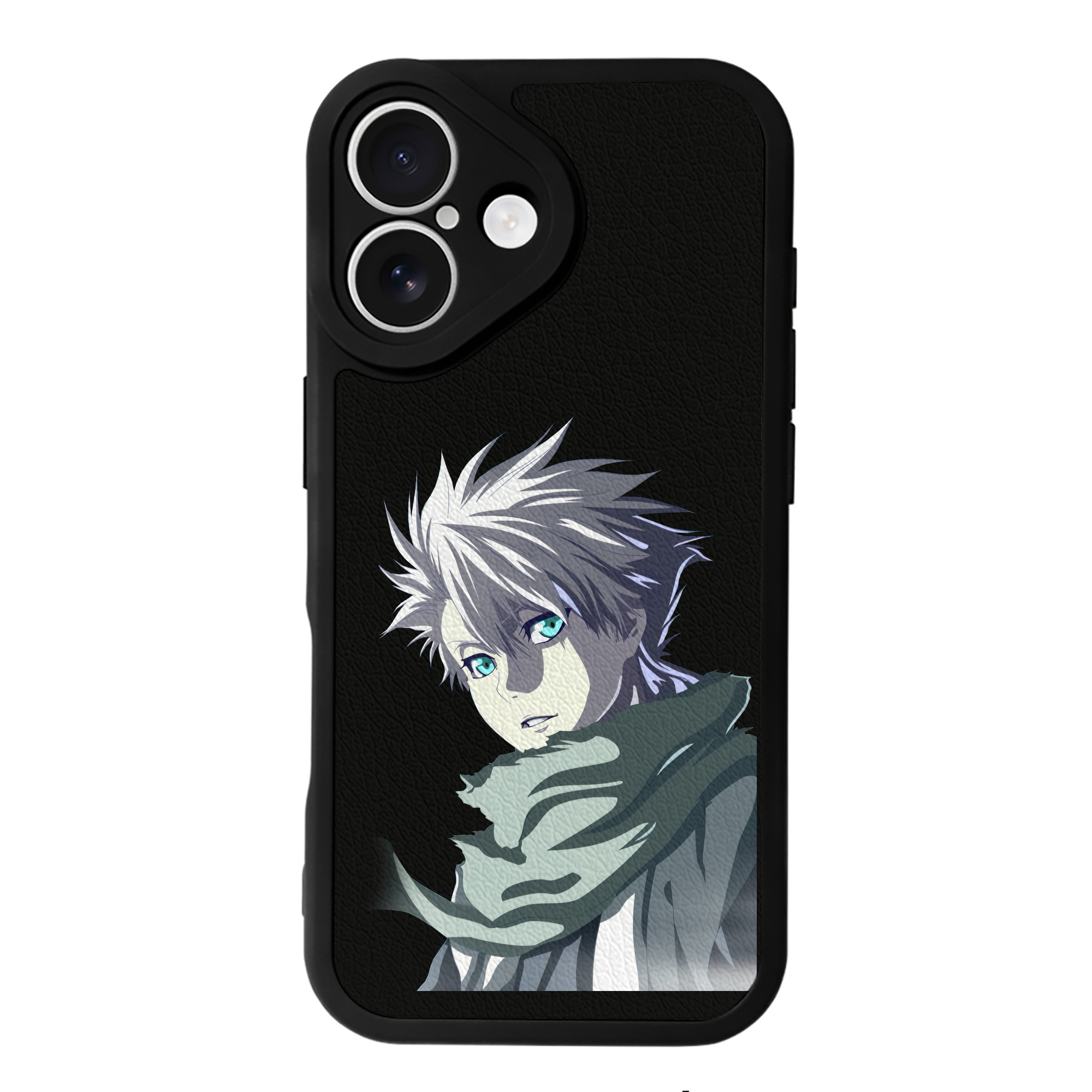 （画像用） ブリーチ 日番谷冬獅郎（ひつがや とうしろう） BLEACH Hitsugaya Toushirou 【iPhone 16シリーズ対応】シリコンスマホケース（レザー調） 材質：シリコン